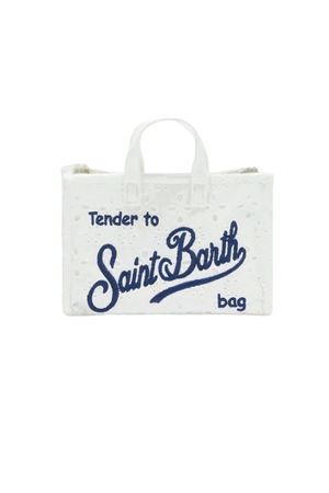 Phone Bag Sangallo Bianco con Tracolla SAINT BARTH KIDS | PHONE01200238L